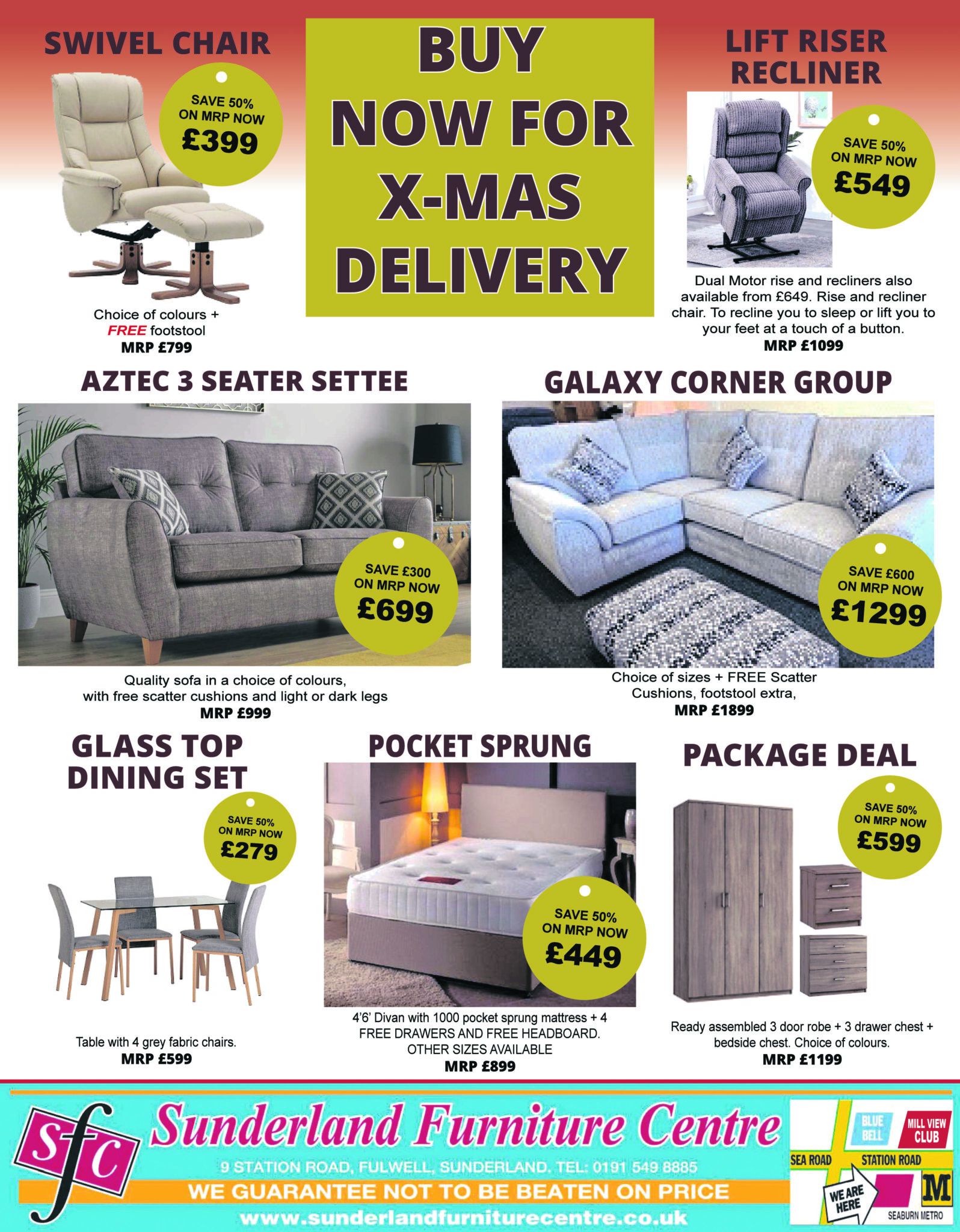 Special Offers Sunderland Furniture Centre